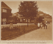 51632 Gezicht op het plantsoen aan de oostzijde van de Amstelstraat te Utrecht.